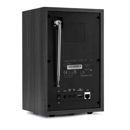 Radio internetowe DAB+/FM BT WIFI Canzo Audizio ciemnoszare