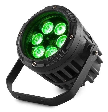 Reflektor zewnętrzny BWA63 LED AluPAR IP65 6x3W RGB IP65