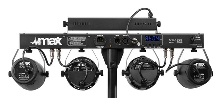 Zestaw oświetleniowy PAR UV STROBE JELLY MOON MAX PARTYBAR10