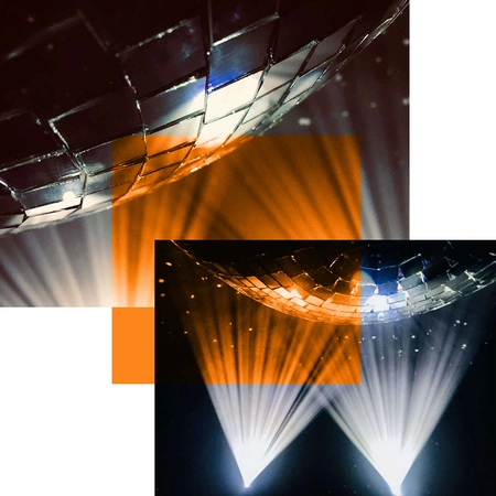 Zestaw: Kula lustrzana MB30M 30cm+ napęd sieciowy