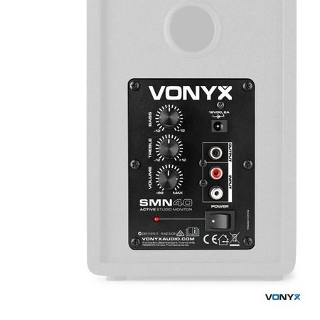 Aktywne głośniki studyjne Vonyx SMN40B 100W - czarne
