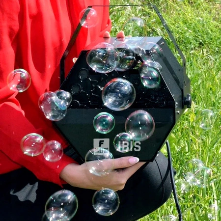 Zestaw: Wytwornica baniek 60W Ibis pilot Firefog czarna + płyn 5L