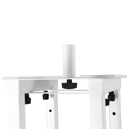 Biały totem 100-175cm PTS23W statyw sceniczny Dj z akcesoriami