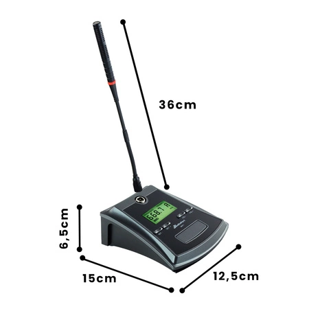 Bezprzewodowy mikrofon konferencyjny Audioport MKF1