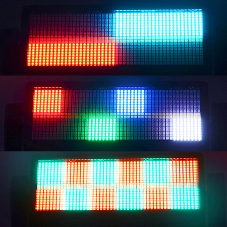 Stroboskop LED RGBW reflektor dyskotekowy STAGE STROBE 2000MH Lucendi