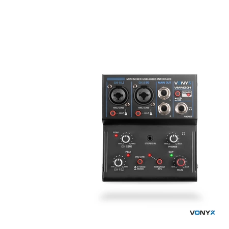 Mikser 3-kanałowy USB VMM301 Vonyx