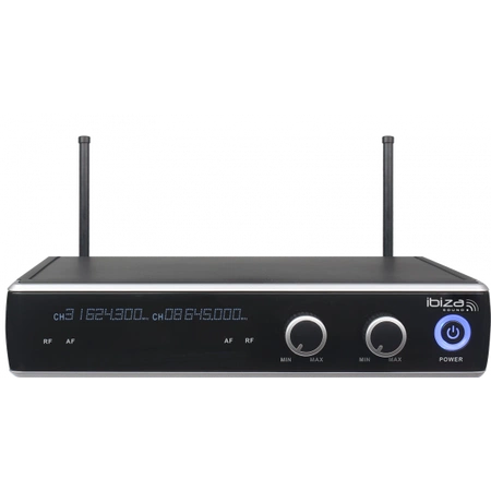 Zestaw mikrofonów bezprzewodowych do ręki UHF+ odbiornik 863.9 & 864.9MHZ