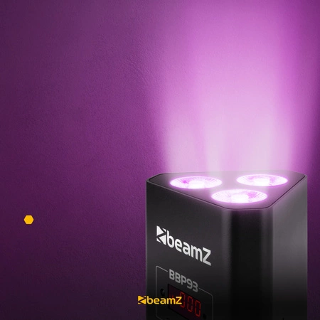 Oświetlacz Bateryjny BBP93 LED Uplight Par 3x10W RGBW 4-w-1