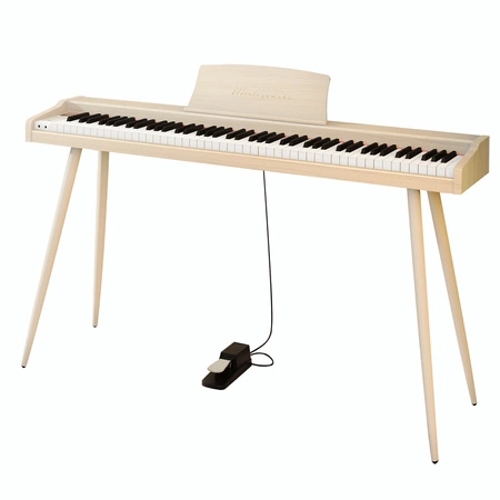 Pianino cyfrowe 88 klawiszy z nogami VIRELAI beżowe Mielczewski