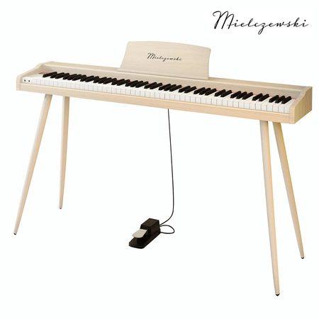 Pianino cyfrowe 88 klawiszy z nogami VIRELAI ciemnobrązowe Mielczewski