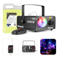 Zestaw: Wytwornica dymu LED 700W S700-JB+ płyn do dymu 5L Beamz