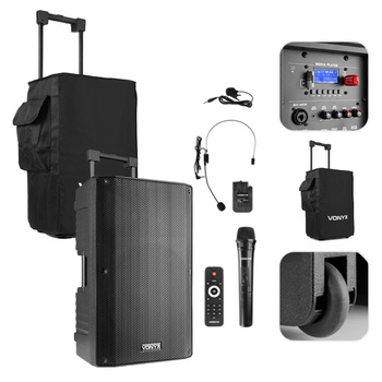 Kolumna mobilna VSA500-BP 12" Combi Vonyx+ pokrowiec