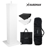 Biały totem 100-175cm PTS23W statyw sceniczny Dj z akcesoriami