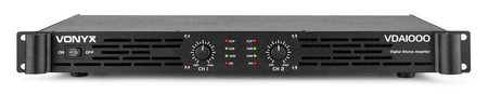 Wzmacniacz 2 x500W VDA1000 PA 1U