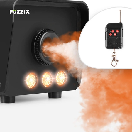 Wytwornica dymu F503L z efektem LED RGB Fuzzix + płyn gratis