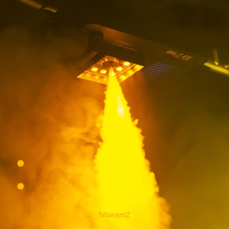 Zestaw: Wytwornica dymu pionowego LED DMX 800W BLAZE800+ płyn do dymu 5l+ płyn do czyszczenia wytwornic+ zapach