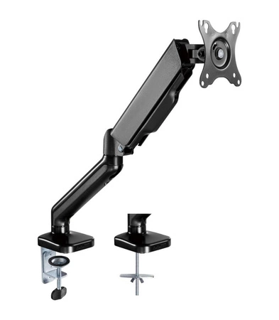 Statyw ramię do monitora Audizio MAD10G ze sprężyną gazową do ekranów 17-32 cali