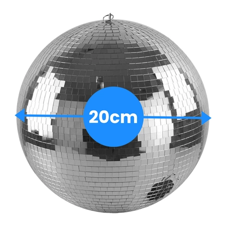 Kula lustrzana 20cm z napędem