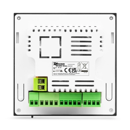 Wzmacniacz audio Powerline B50W do montażu w ścianie BT/LCD, biały