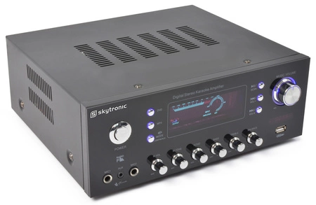 Wzmacniacz karaoke stereo AV-120FM MP3 Skytronic