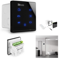 Wzmacniacz audio Powerline A50B do montażu ściennego BT czarny