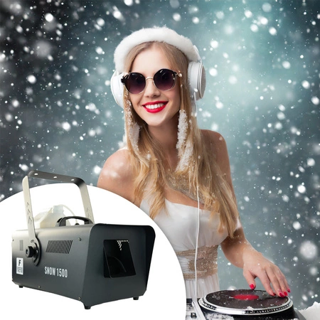 Zestaw: Wytwornica śniegu 1500W Snow1500 DMX pilot Firefog + płyn 5L