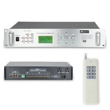 Odtwarzacz multimedialny selektor głośników 100V PC-2000 Audioport