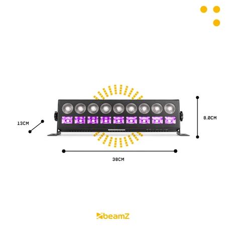 Belka oświetleniowa LED Efekt 2w1 RGBW i UV LCB99 Beamz