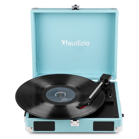 Gramofon w walizce RP111BL Audizio niebieski