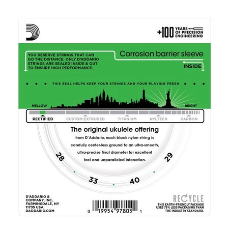Struny do ukulele sopranowego DADDARIO EJ53S