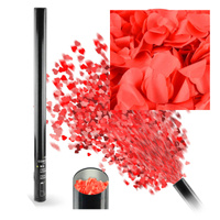 Tuba konfetti wyrzutnia ręczna czerwone serca 80cm Firefog