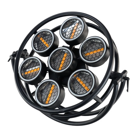 Zestaw: Reflektor retro R7 LED RGB COB + case transportowe