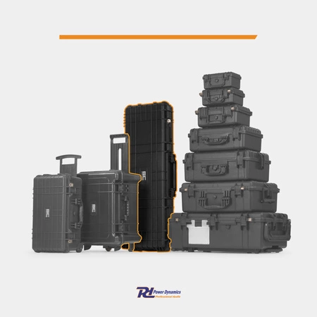 Uniwersalna walizka transportowa case GIGCase38T - IP67 - kolor czarny Power Dynamics