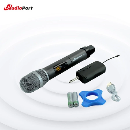 Mikrofon bezprzewodowy doręczny UHF+ odbiornik MU1 Audioport