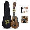 Zestaw: Ukulele sopranowe ciemne GBU10+ akcesoria Golden Guitar