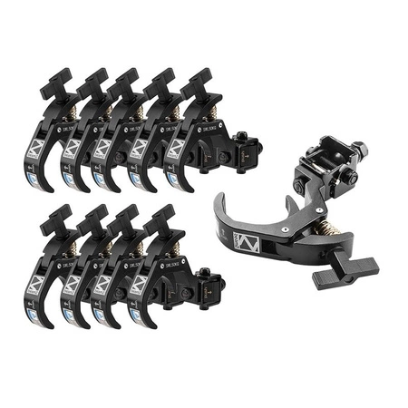 Zestaw 10x Zacisk spustowy BC50B-150F czarny