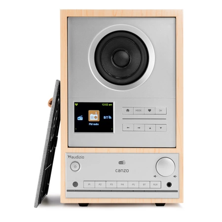 Radio internetowe DAB+/FM BT WIFI Canzo Audizio jasne drewno