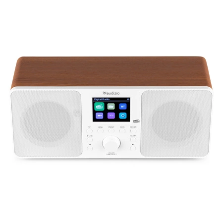 Radio stereo Genua DAB+ BT białe Audizio