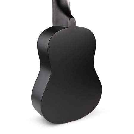 Zestaw: Ukulele sopranowe Max UKEY czarne+ tuner dwie kostki struny pokrowiec