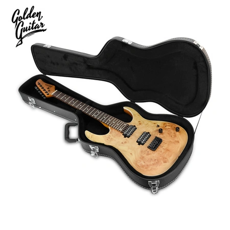 Gitara elektryczna - zestaw z futerałem -Golden Guitar PSG-3 Naturalny