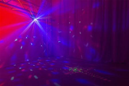 Efekt świetlny MAX DJ10- Jelly Moon z czerwonym i zielonym laserem