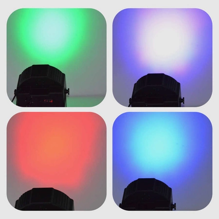 Reflektor LED PAR 18x 1,5W RGB DMX Firefog