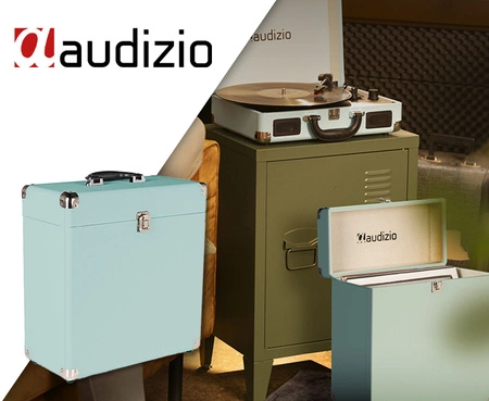 Futerał na płyty winylowe Audizio RC32, niebieski