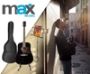 Zestaw: Gitara akustyczna Max Solojam Western czarna + akcesoria