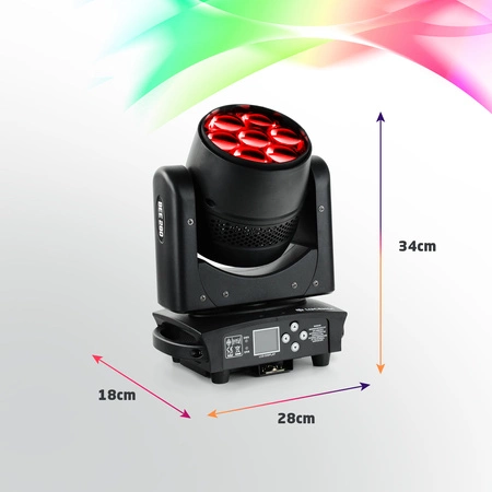 Głowa ruchoma BEE280 7x40W LED Bee Eyes Lucendi