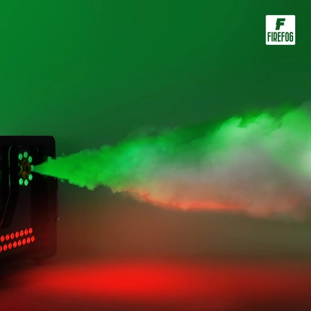 Zestaw: Wytwornica dymu pionowego i poziomego ARES 3000LED Firefog+ płyn 5l