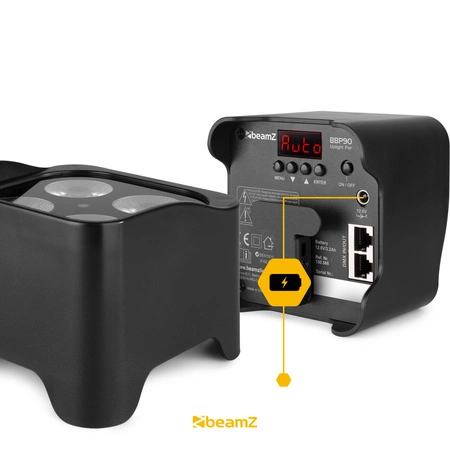 Oświetlacz bateryjny 4x4W 4in1 RGB-UV LED IRC BBP90 Beamz