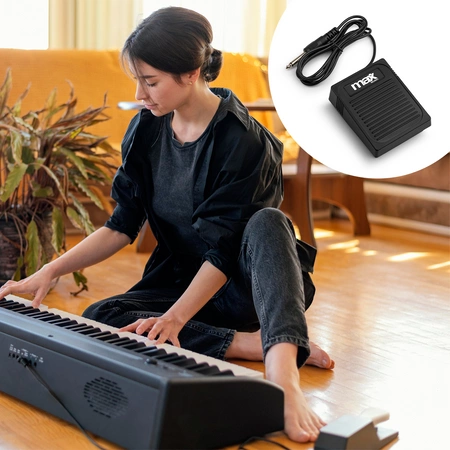 Uniwersalny pedał sustain do keyboardu pianina Max