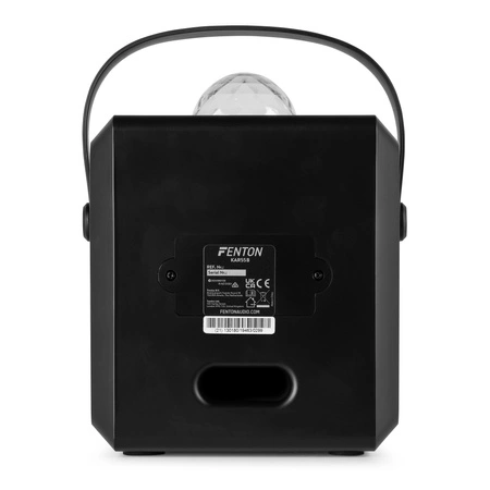 Głośnik Karaoke z półkulą LED mikrofony KAR55B Fenton Czarny