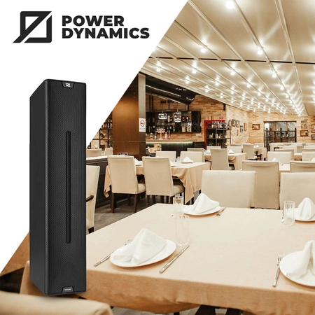 Głośnik kolumnowy 100V Power Dynamics czarny